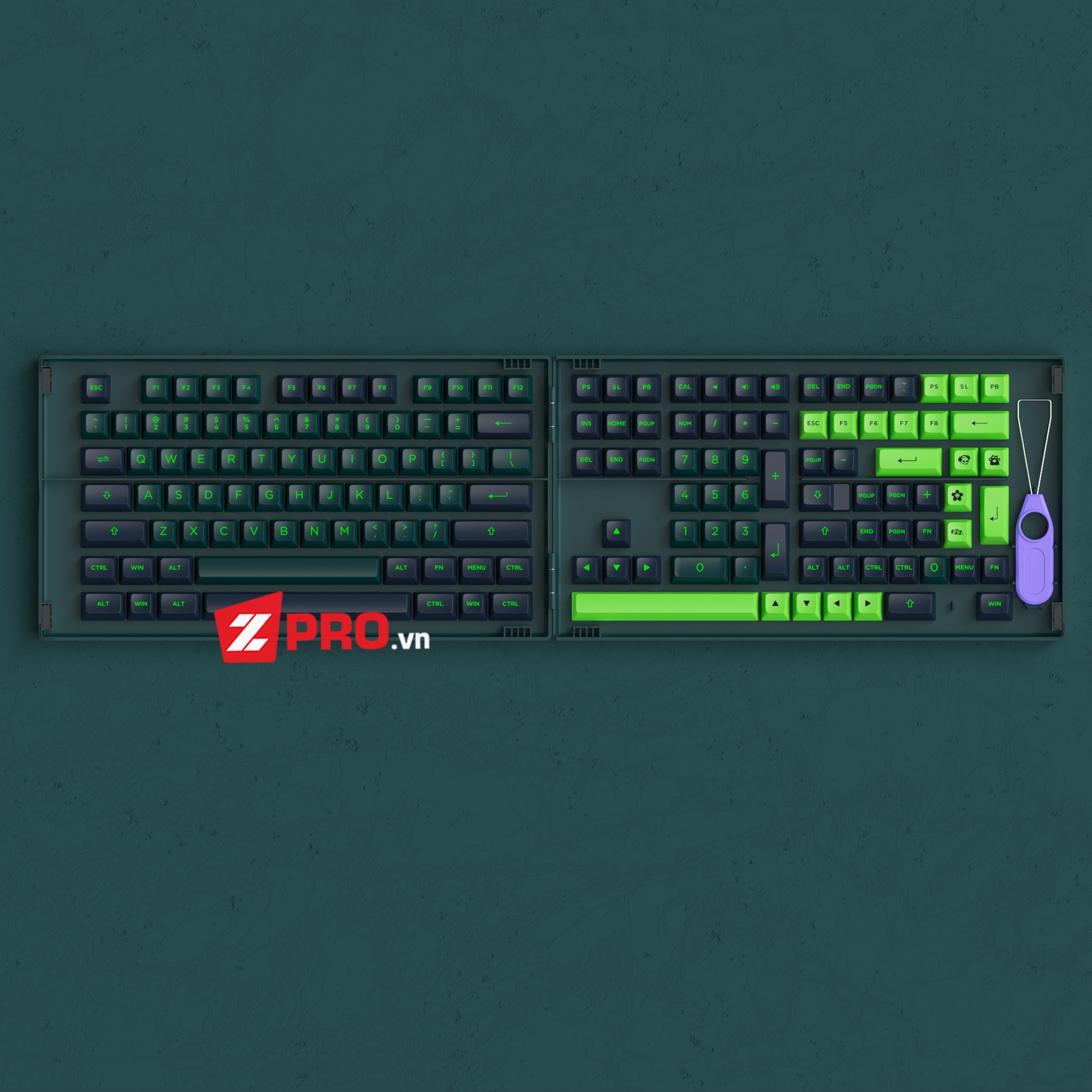 Bộ keycap akko wave