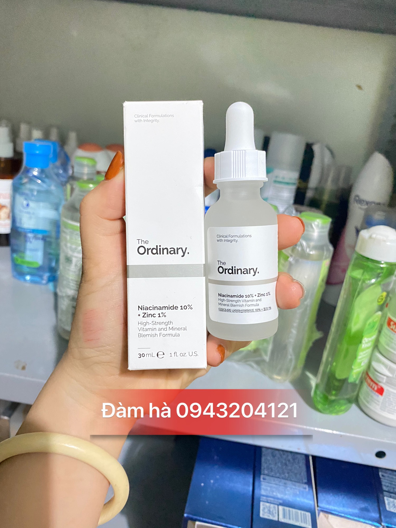 Tinh chất The Ordinary Niacinamide 10% + Zinc 1% - The Ordinary Giảm Mụn 30ml