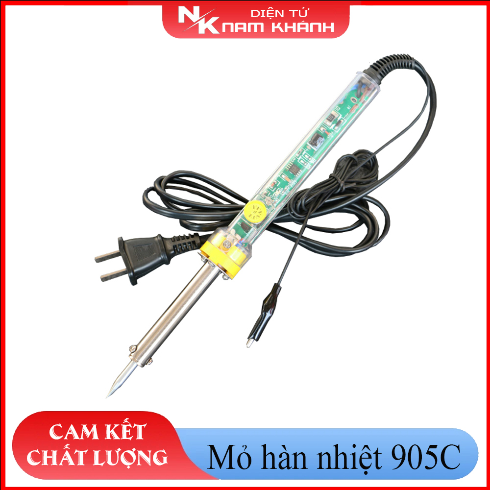 Tay hàn, mỏ hàn thiếc JY - 905C 60W điều chỉnh nhiệt độ dùng để hàn linh kiện điện tử