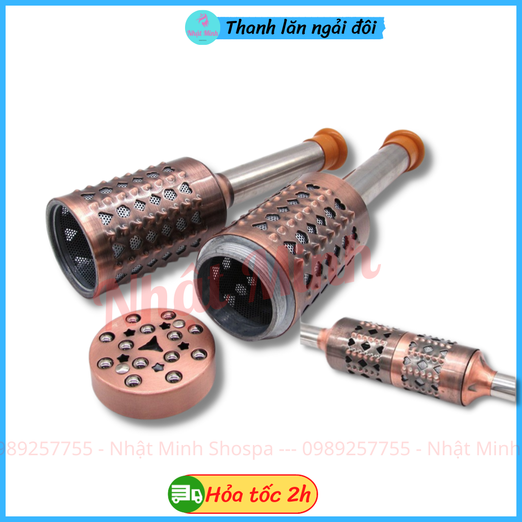 Combo thanh lăn ngải và hộp ngải khô thảo dược