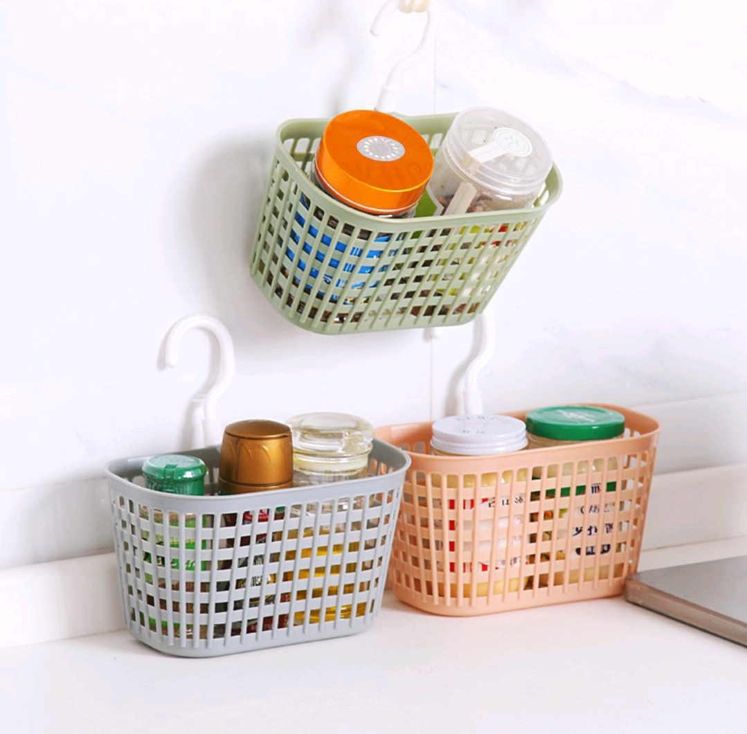 Rổ giỏ nhựa có móc treo tiện lợi