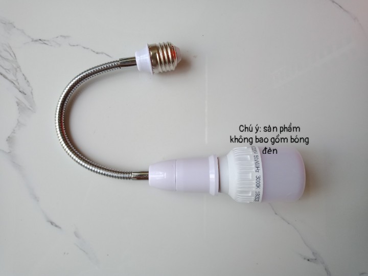 Đui đèn E27 nối dài 40 cm