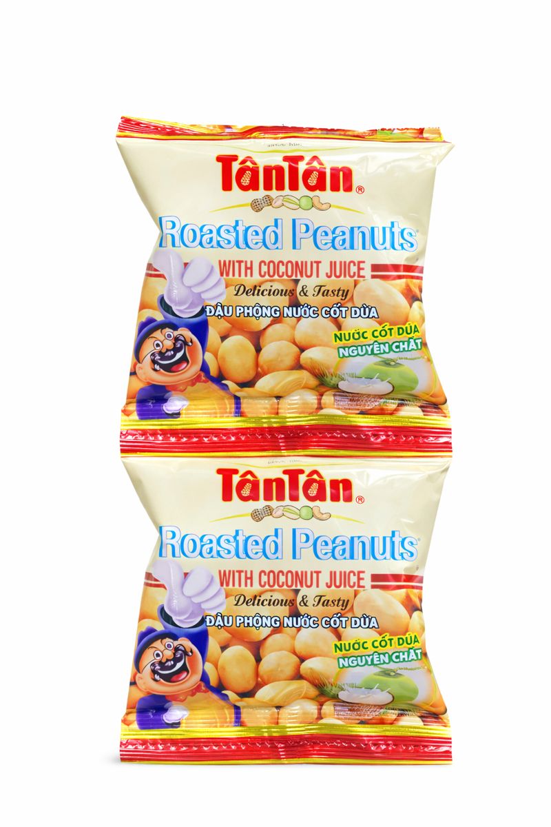 Tan Tan Coconut Juice Peanuts 15g (10 Packs)