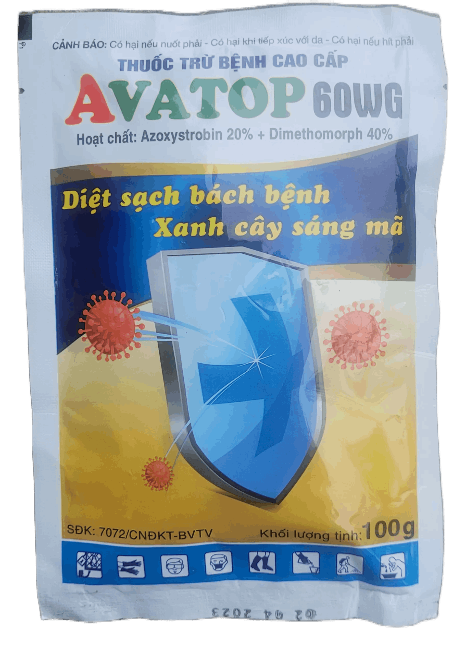 Thuốc trừ bệnh cao cấp avatop 60wg gói 100g