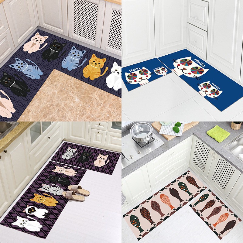 BỘ 2 TẤM THẢM NHÀ BẾP 3D CAO CẤP -THẢM TRẢI SÀN CHỐNG TRƯỢT IN HÌNH SIÊU ĐẸP - THẢM TRANG TRÍ -THẢM CHÙI CHÂN LÓT SÀN NHÀ TẮM NHÀ VỆ SINH NHÀ BẾP PHÒNG KHÁCH ĐỀU ĐƯỢC