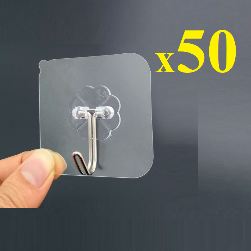 Combo 50 móc dán tường siêu chắc
