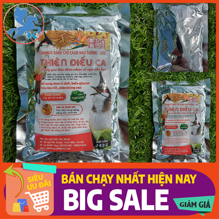 Cám chào mào cao cấp thiên điểu ca 200g | 50k