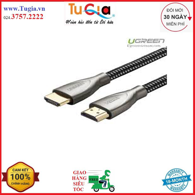 Cáp hdmi 1.5m dây dẹt chính hãng ugreen 10251 hỗ trợ 3d, 4k x 2k, hd1080p-hàng chính hãng