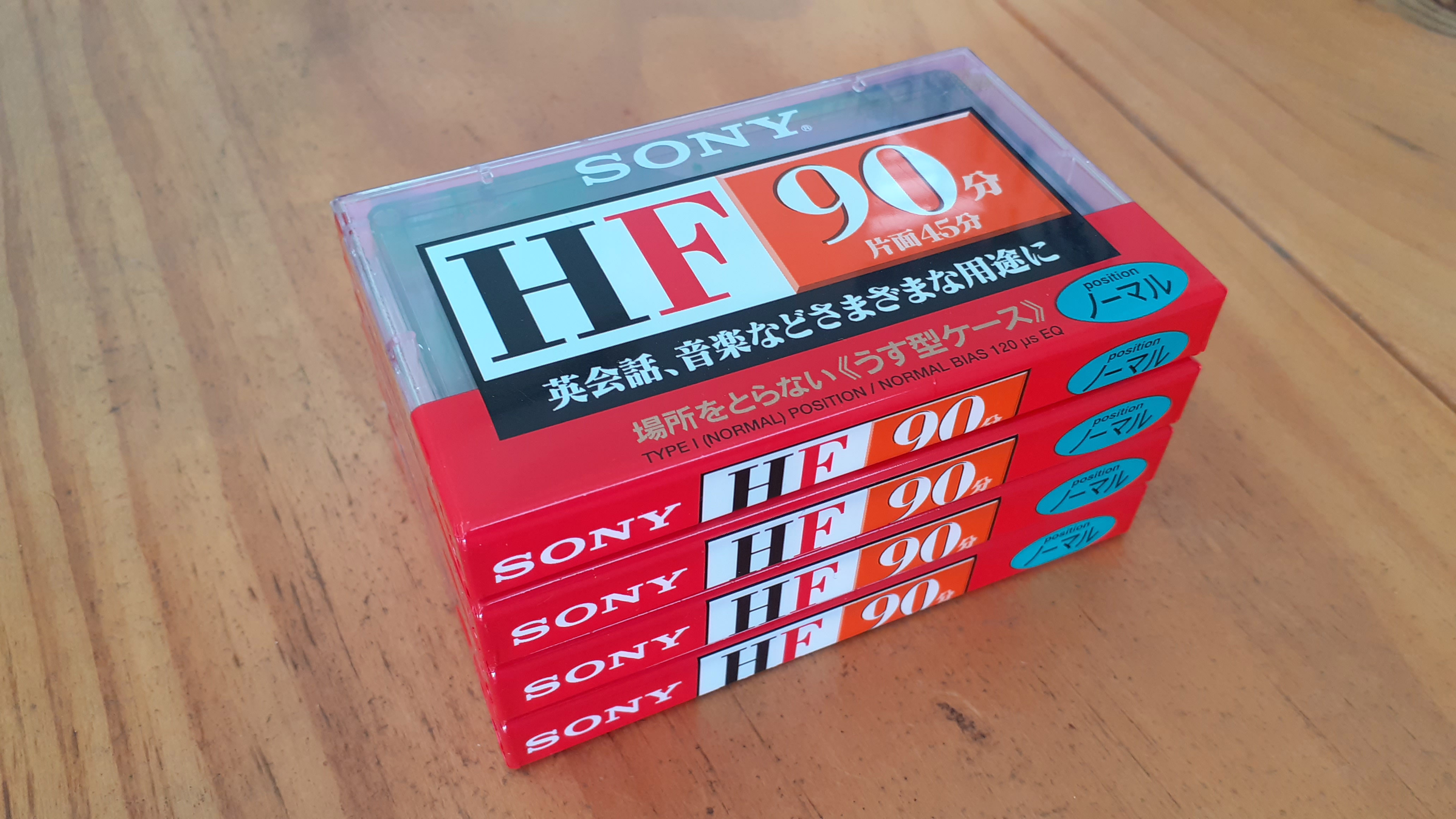 Băng cassette sony 90 - hàng mới nguyên seal nhật bản