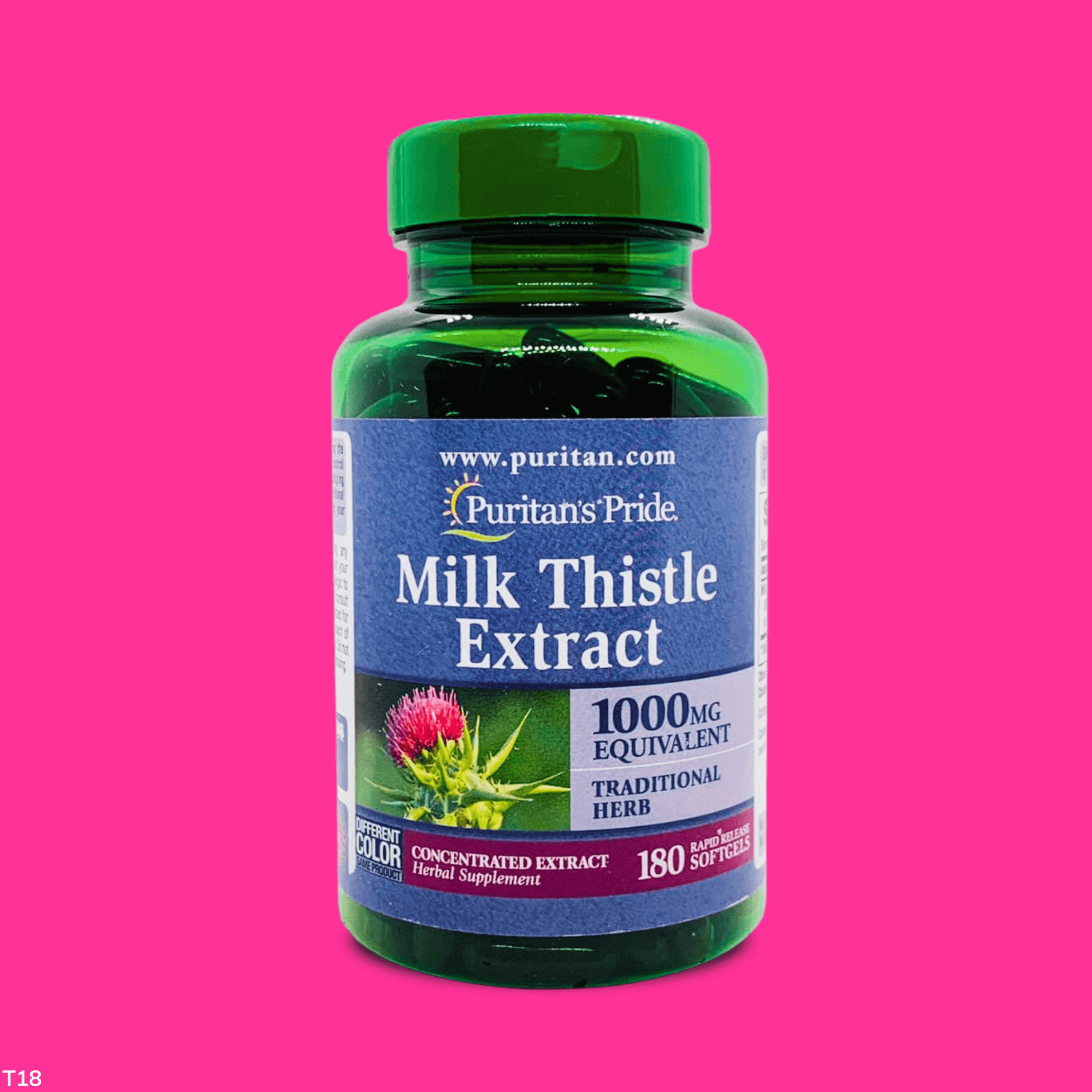 Viên uống bổ gan PURITAN - Puritan s Pride Milk Thistle Extract 180 Viên