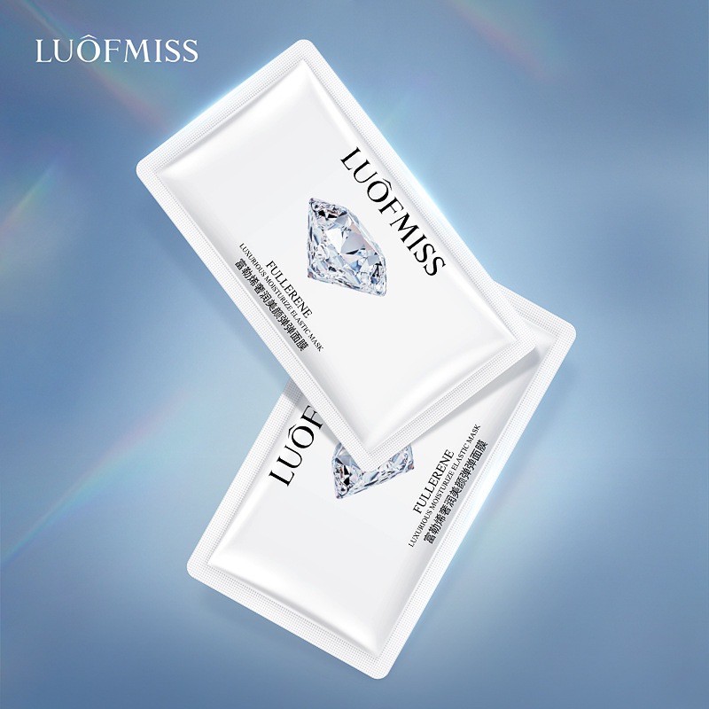 Mặt nạ kim cương LUÔFMISS làm trắng và cấp ẩm, chống lão hóa da nội đia Trung 2ml A013