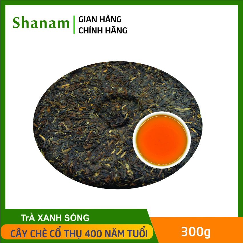 [TRÀ GIẢM CÂN] Trà shanam, ép bánh năm 2014, TL 300g, TQ gọi là trà Phổ Nhĩ càng để lâu xuống màu, axit amin chuyển hóa công dụng cân bằng sức khỏe và vóc dáng, làn da khỏe mạnh, tiêu hóa tốt, tim mạch ổn định.
