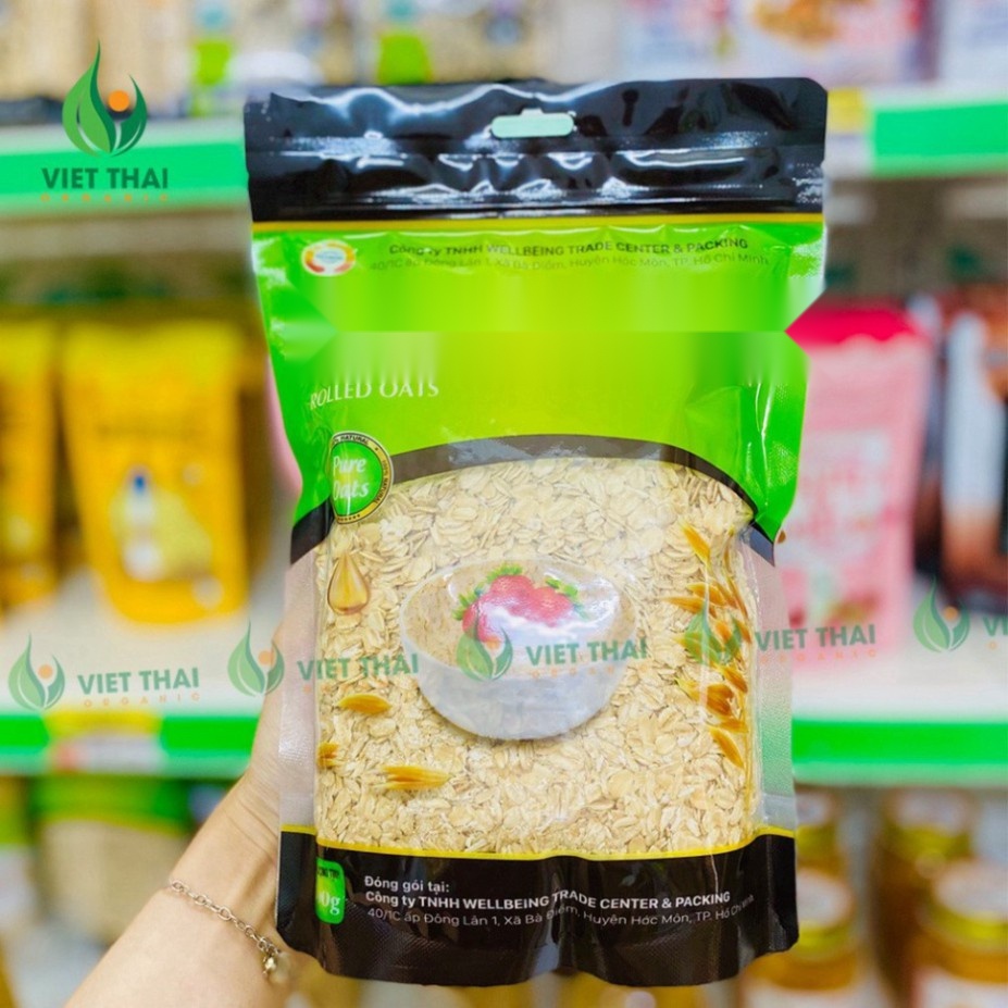 Yến Mạch Úc Tươi 500g Cán Dẹt Cán Vỡ Well Being Giảm Cân 💝FREESHIP💝 Yến Mạch Giảm Cân Hữu Cơ Cho Bé Ăn Dặm