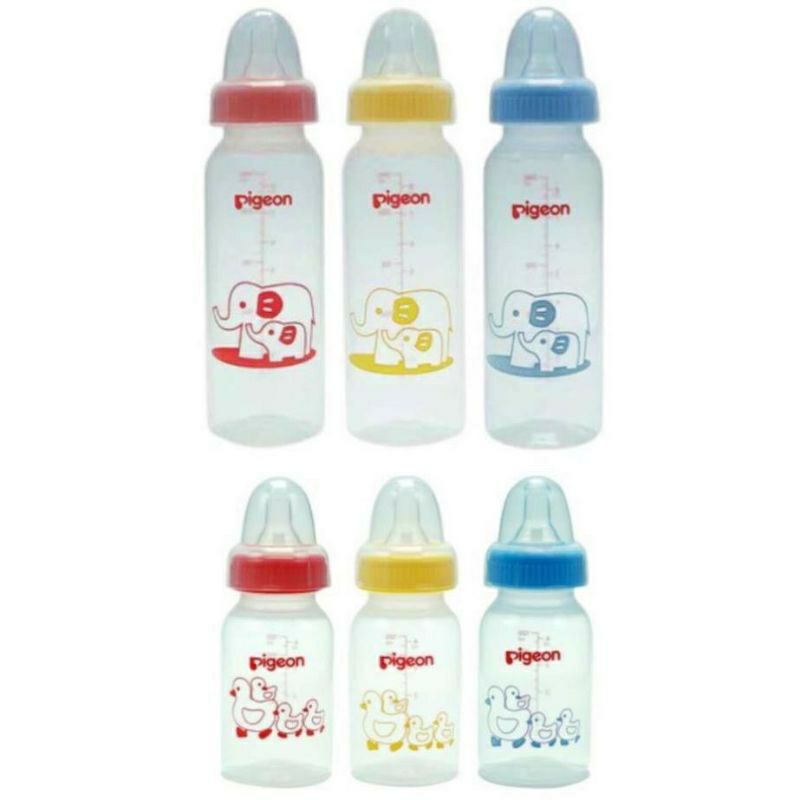  Bình sữa Pigeon Nhựa PP Tiêu Chuẩn Cổ hẹp 120ml 240ml dành cho bé 