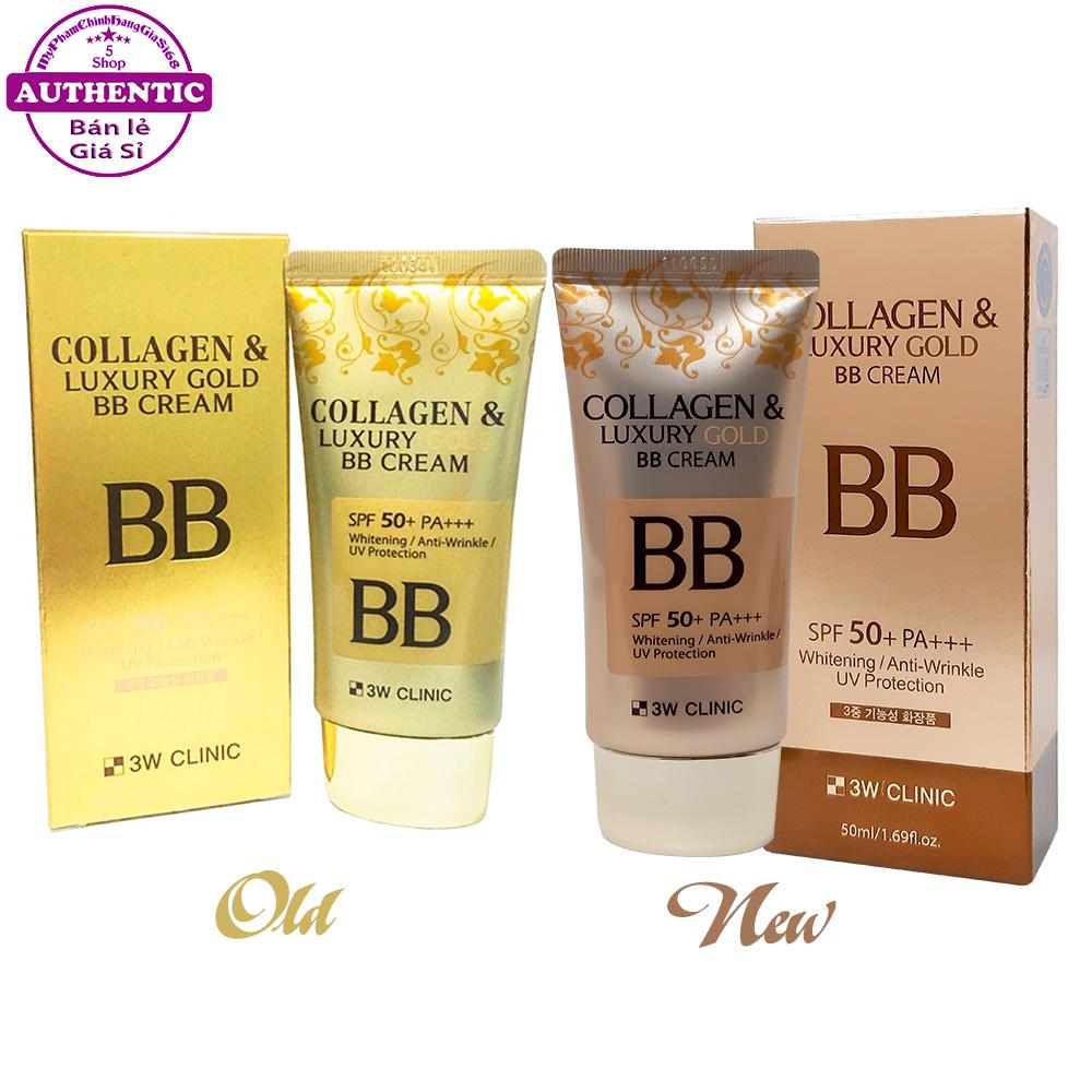 Kem nền trang điểm bb cream collagen & luxury 3w clinic