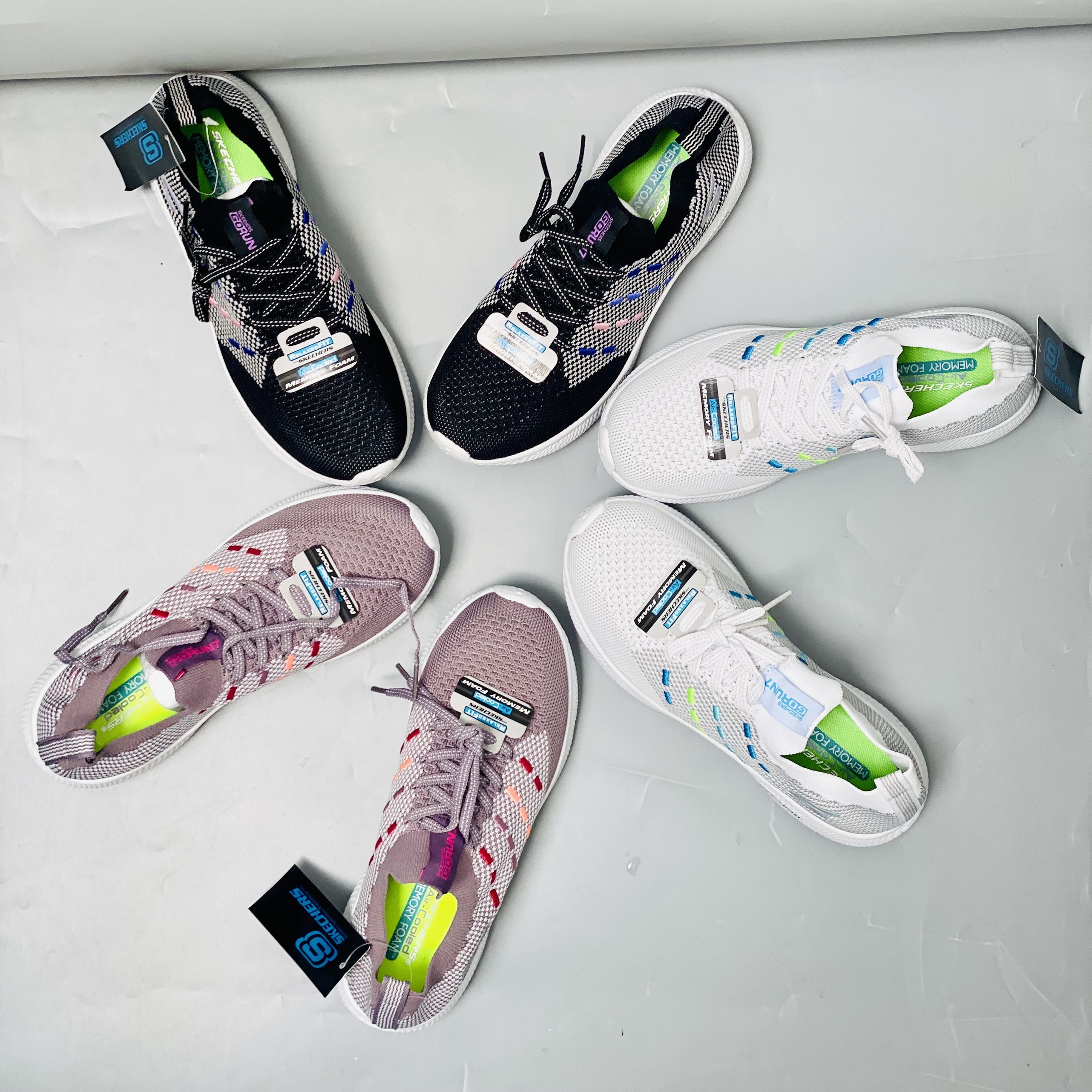 Giày thể thao skechers gorun 7 cho nữ màu trắng chính hãng