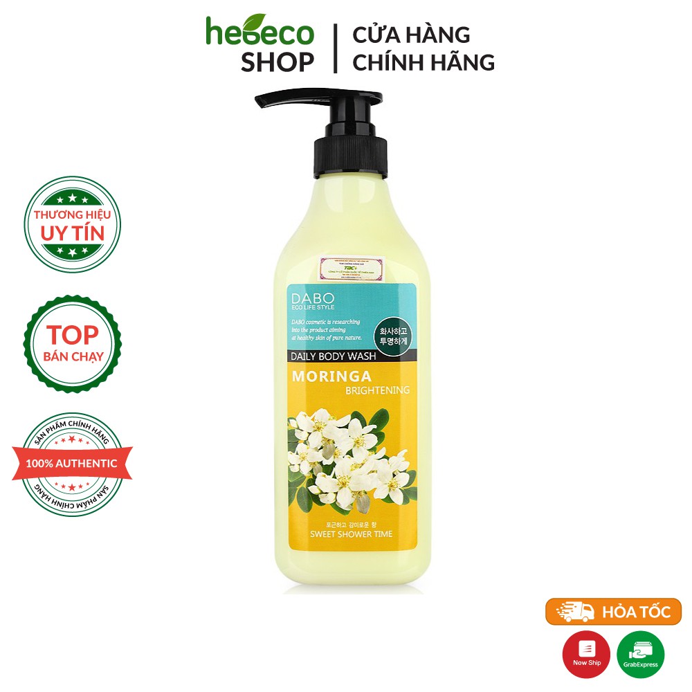 Sữa tắm làm trắng hồng da cao cấp dabo moringa 750ml - hàn quốc, cam kết hàng đúng mô tả, chất lượng đảm bảo an toàn đến sức khỏe người sử dụng