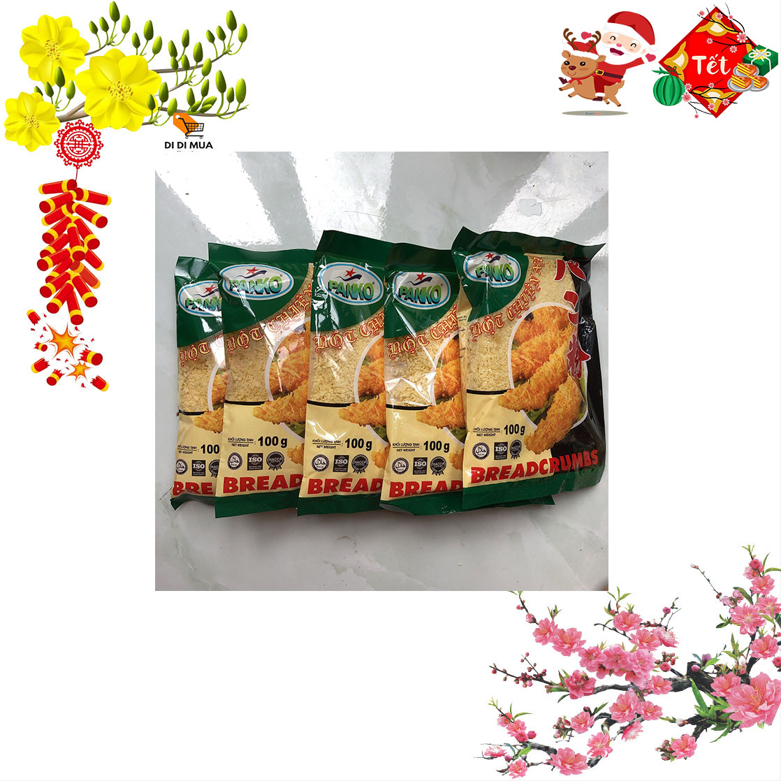 Bột chiên xù Panko 100gram chất lượng hảo hạng