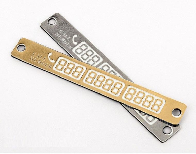 Bảng ghi Số điện thoại chủ xe khi đỗ ô tô ngoài đường (số điện tử, có dạ quang) - Bảng ghi số điện thoại, tấm gắn số điện thoại xe hơi