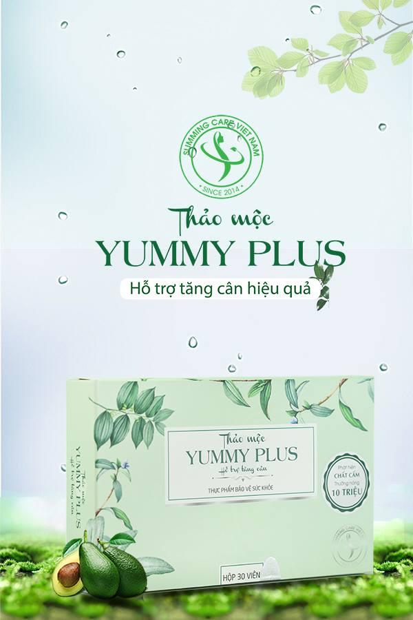 Thảo mộc tăng cân Yummy Plus tăng 2-4kg an toàn hiệu quả