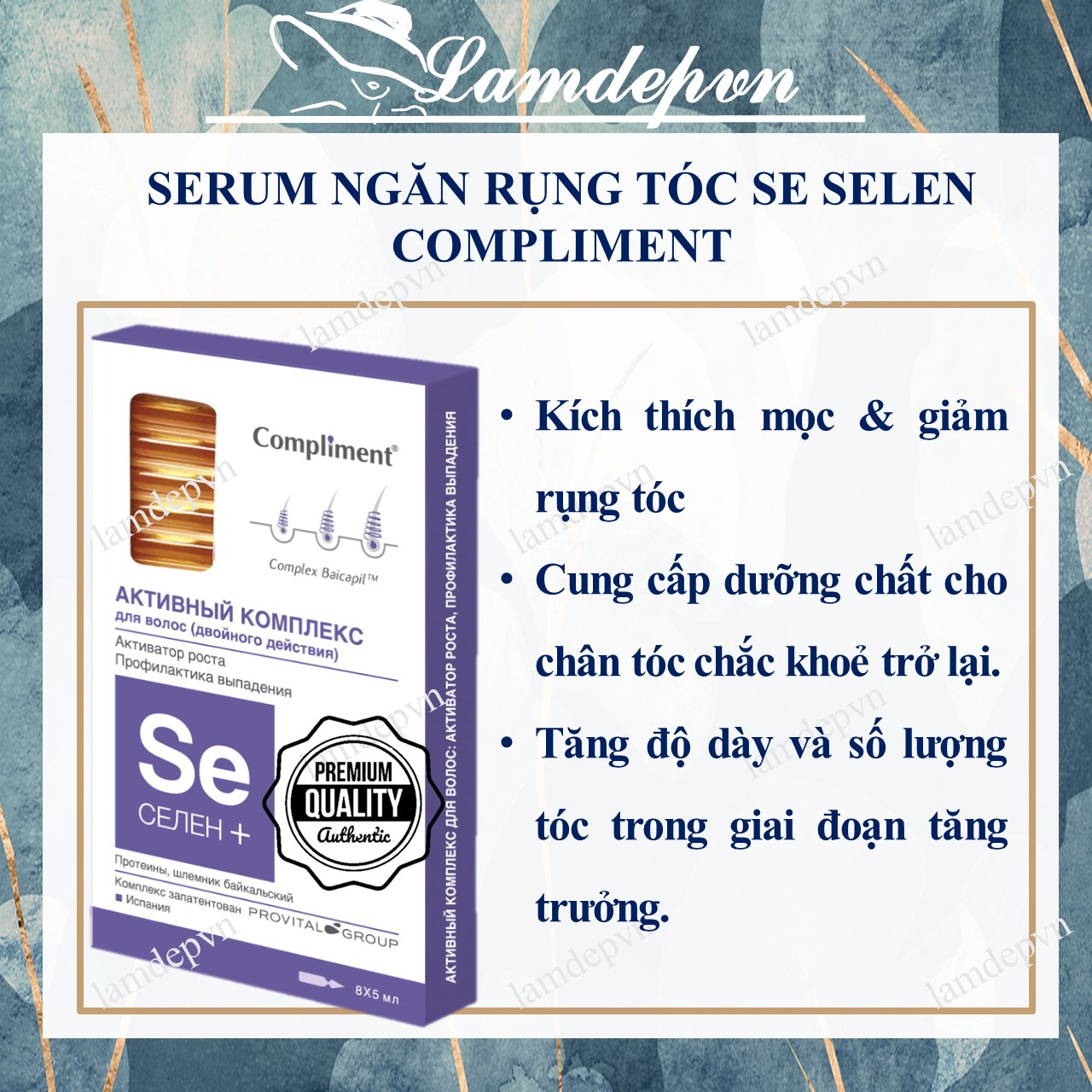 serum dưỡng tóc, Kích mọc tóc compliment
