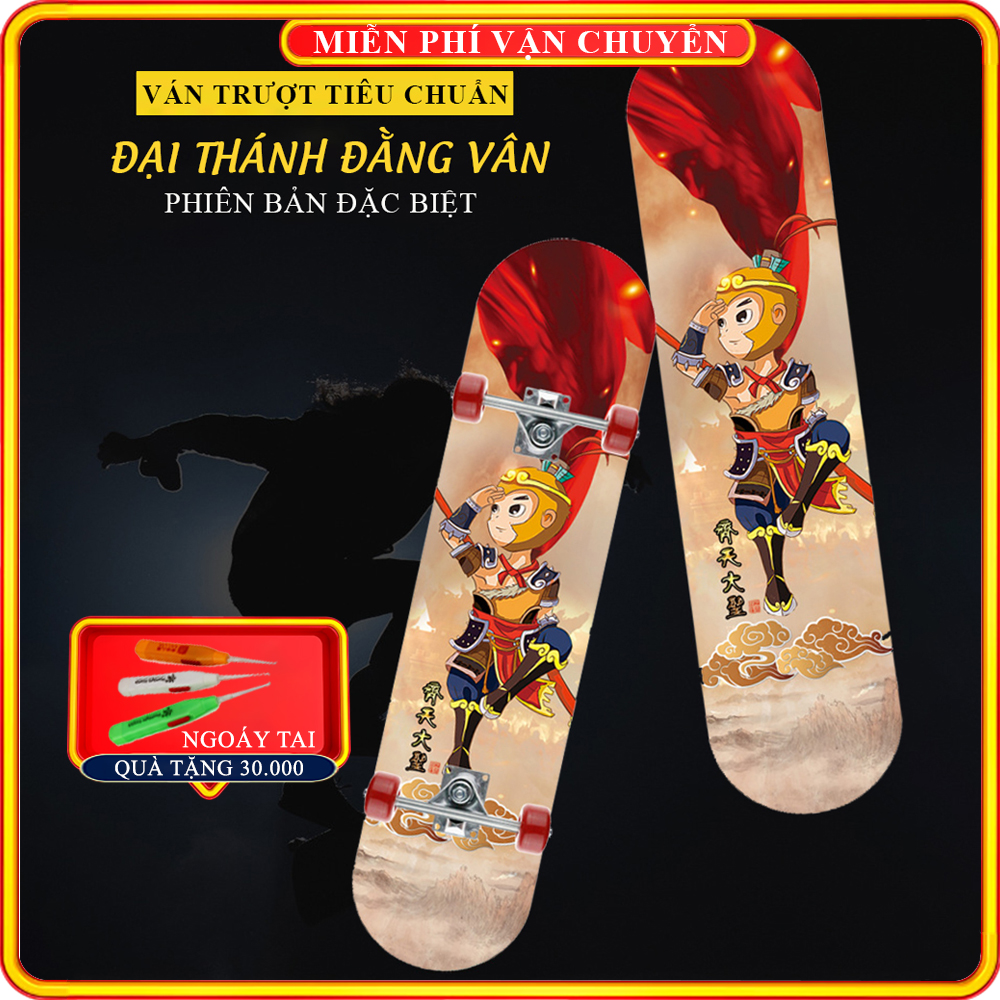 Ván trượt người lớn- Ván trượt thi đấu phiên bản đặc biệt ( tải trọng 130kg ) đạt chuẩn thi đấu