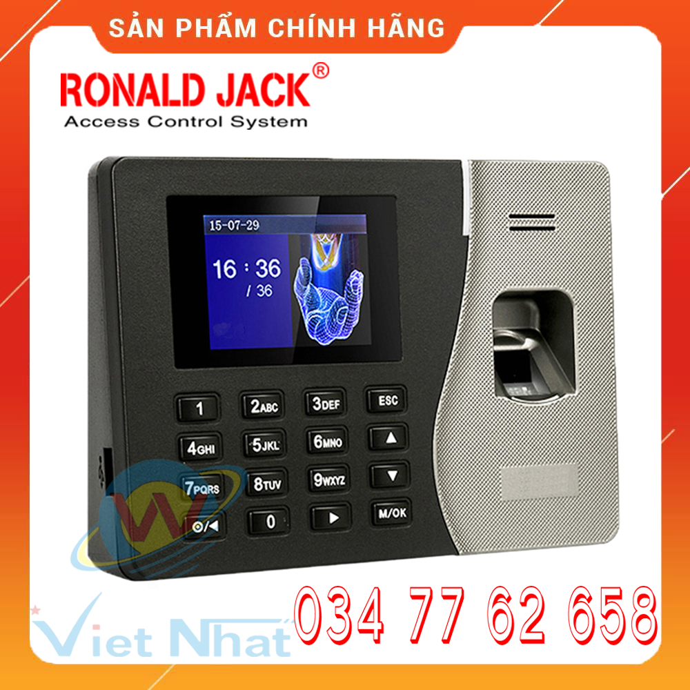 Ronald Jack RJ2800 - Máy Chấm Công Vân Tay - Hàng Nhập Khẩu Chính Hãng