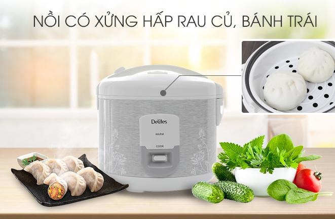 Nồi cơm điện delites 1.8 lít ncg1805