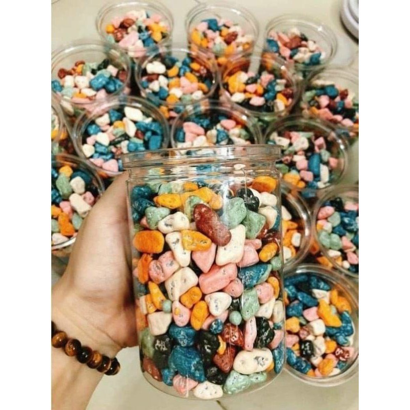 Kẹo sỏi đá nhân socola Lon 500gr [FREE SHIP] TỪ ĐƠN 50K, [Loại Đặc Biệt]