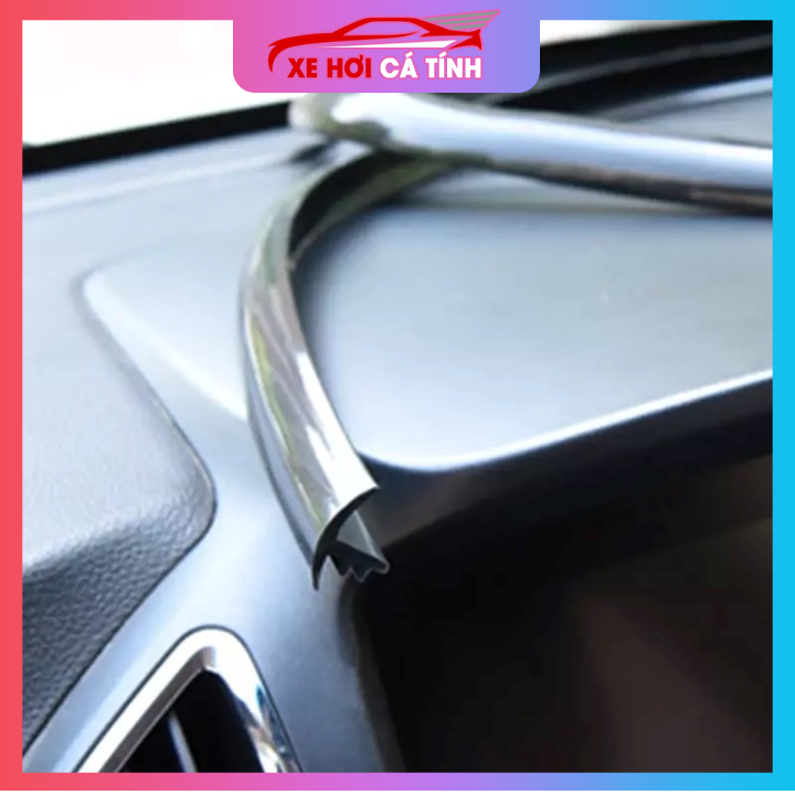 Bộ Gioăng cao su chữ T nẹp chân kính lái ô tô, phù hợp mọi loại xe