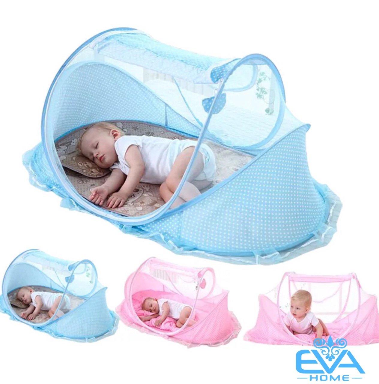 Màn ngủ chống muỗi cho bé, màn chụp tự bung, màn ngủ cho trẻ sơ sinh, Màn phát nhạc cho bé - màn chống muỗi an toàn,giúp cho bé có 1 giấc ngủ ngon