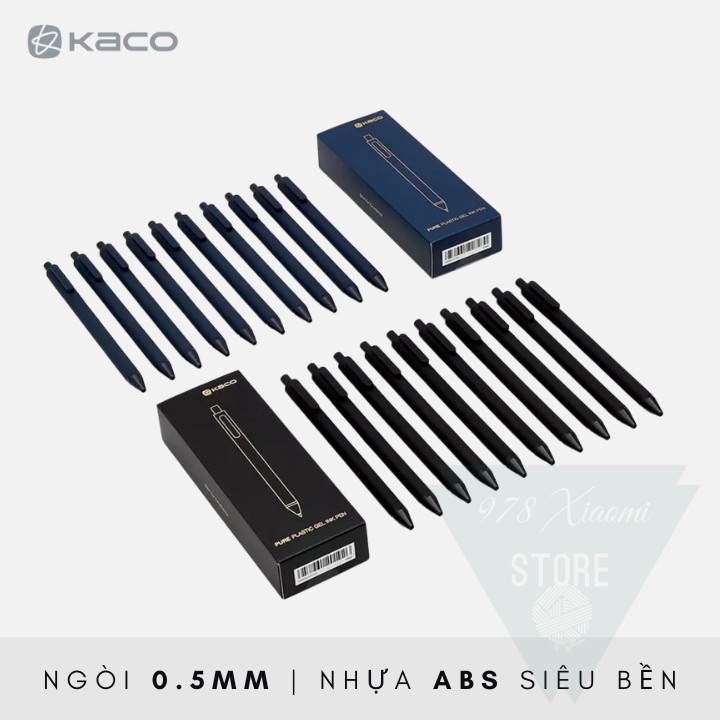 Bút bi xiaomi kaco k1015 pure 0.5mm - bút bi gel xiaomi