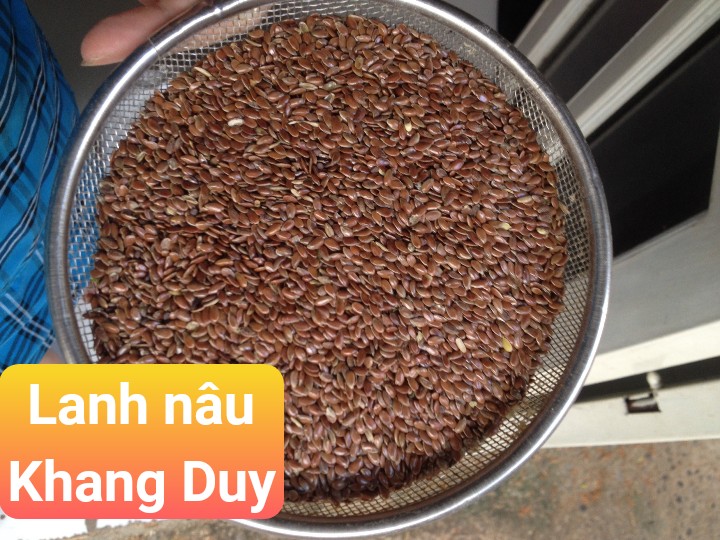 hạt lanh nâu 1kg - hạt lanh dùng ủ tóc