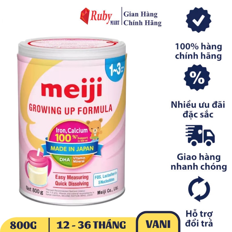 [Date T10/24] Sữa Bột Meiji Nhập Khẩu Số 1 Lon 800g