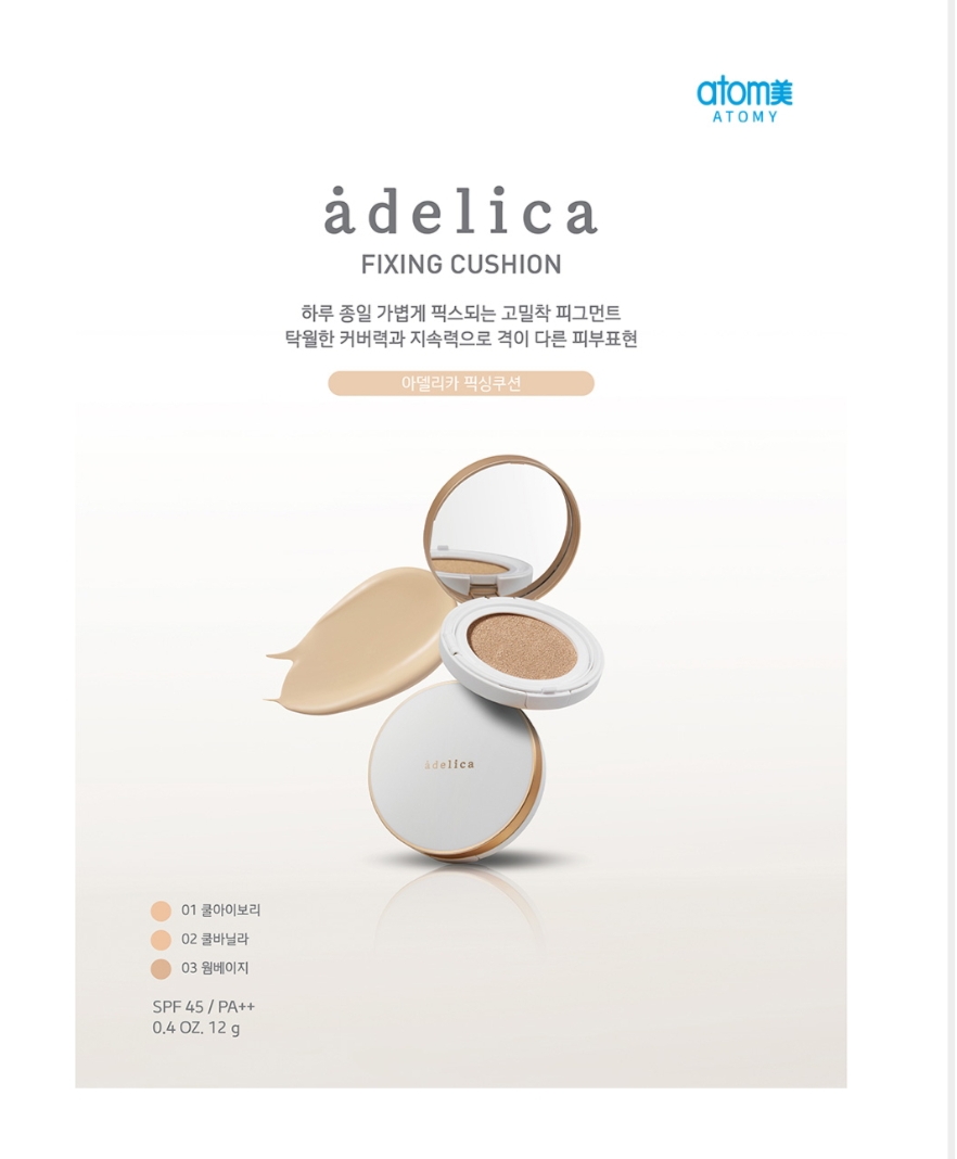 Phấn nước atomy adelica fixing cushion