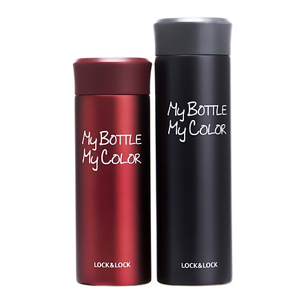 [HCM]Bình Nước Giữ Nhiệt Lock & Lock Thép Không Gỉ My Bottle My Color 390ml và 330ml