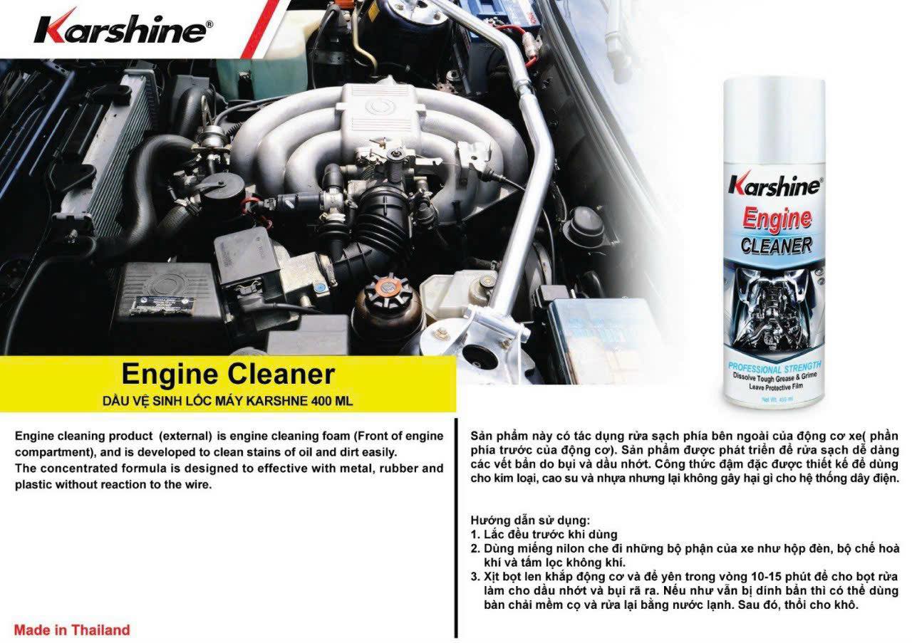 Chai Xịt Vệ Sinh Lốc Máy Karshine Engine Cleaner - 400ml