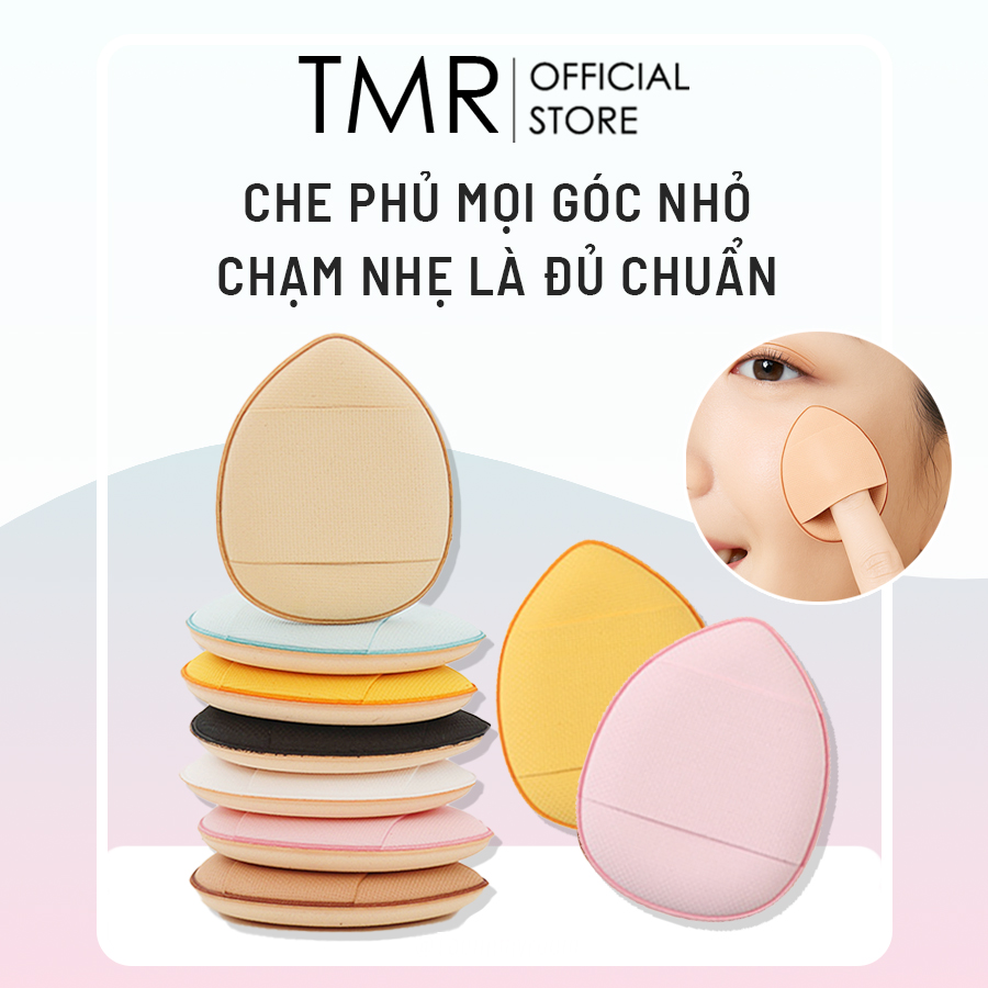 Mút Trang Điểm Mini Finger Puff TMR Mút Tán Kem Nền Kem Che Khuyết Cushion 