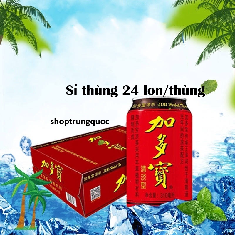 Nước Trung Quốc Trà thảo mộc 310ml * 24 lon/ thùng(RVĐ)
