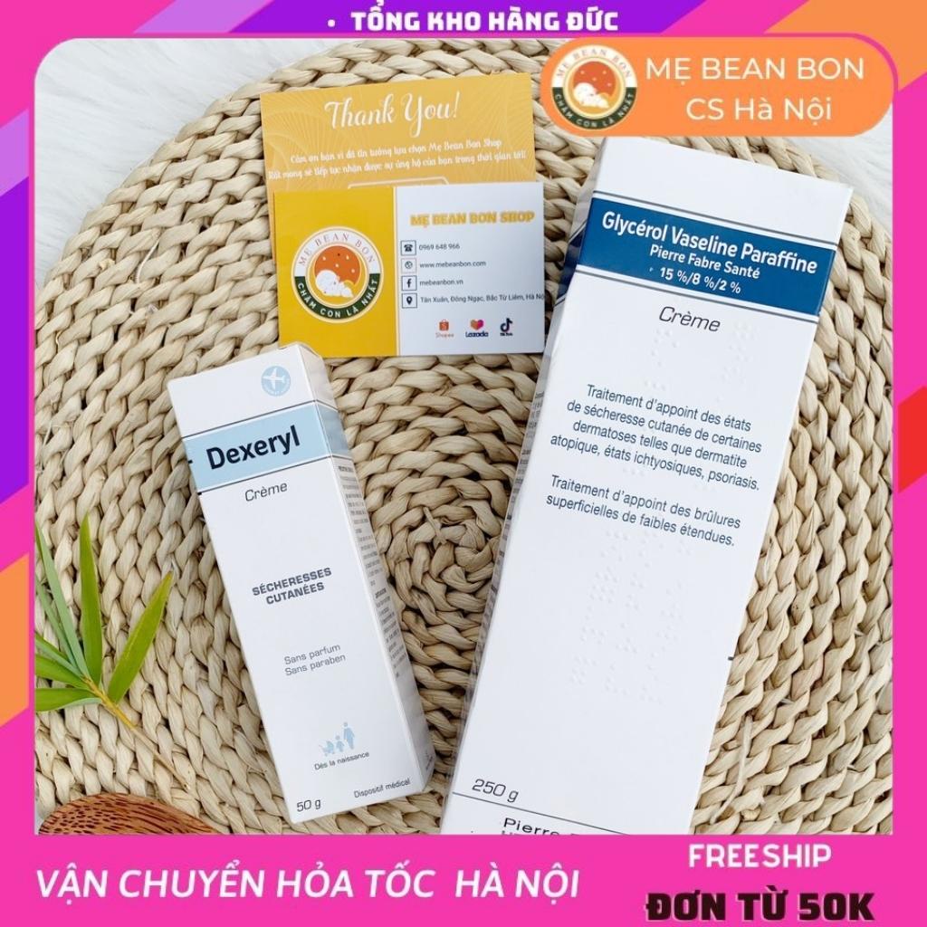 Kem nẻ dưỡng ẩm Dexeryl creme, Pháp 50g - 250g cho da nứt nẻ, chàm sữa, mẩn ngứa rôm sảy cho trẻ sơ sinh, người lớn đặc biệt cho da nhạy cảm