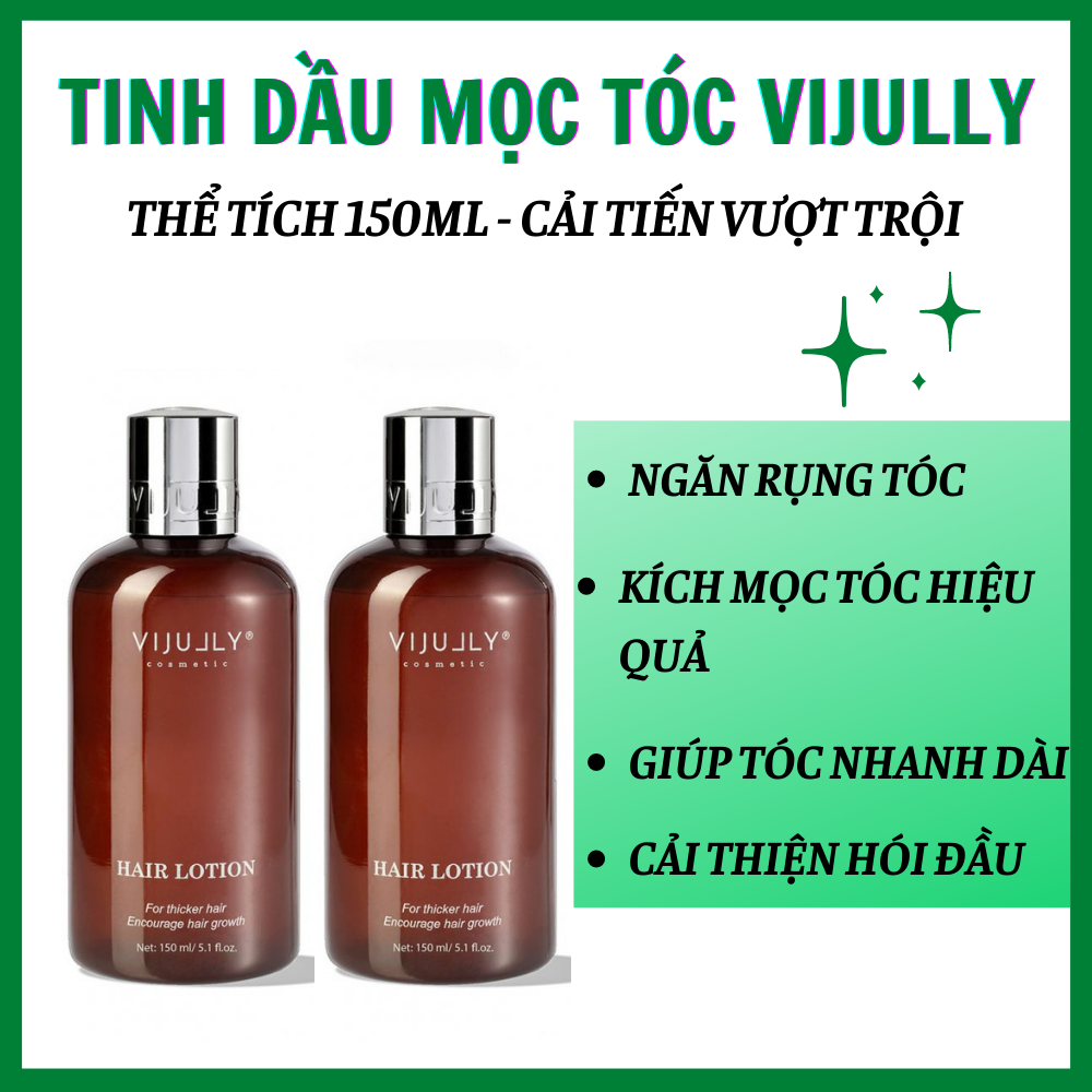 Bộ 2 Chai Xịt bưởi Vijully, tinh dầu bưởi Vijully dưỡng tóc kích mọc tóc, giảm rụng tóc hiệu quả