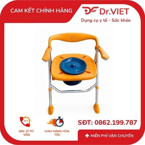 Ghế tắm cao cấp tích hợp bô vệ sinh gấp gọn GBM-026B