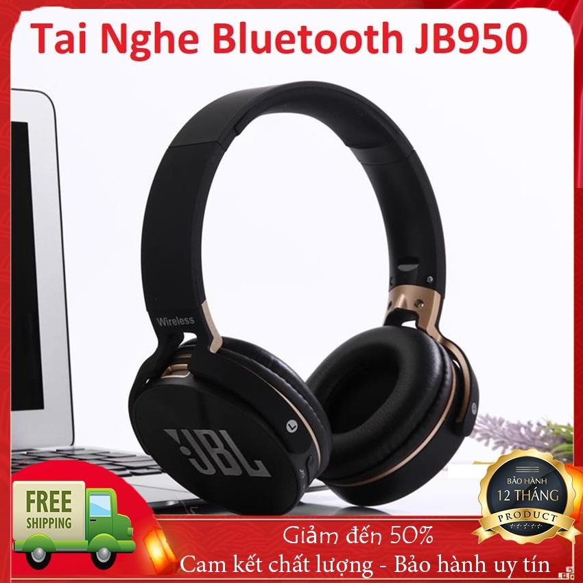 Tai Nghe Bluetooth JB950 - Âm Bass Mạnh Mẽ Lọc Âm Tốt, Nghe Nhạc Đỉnh, Pin Khủng - Tai Nghe Giá Rẻ, Tai Nghe Bluetooth, Tai Nghe Không Dây - BIGSALE 50% - SUMO