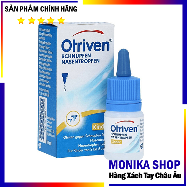 Nhỏ mũi Otriven hàng Đức 10ml