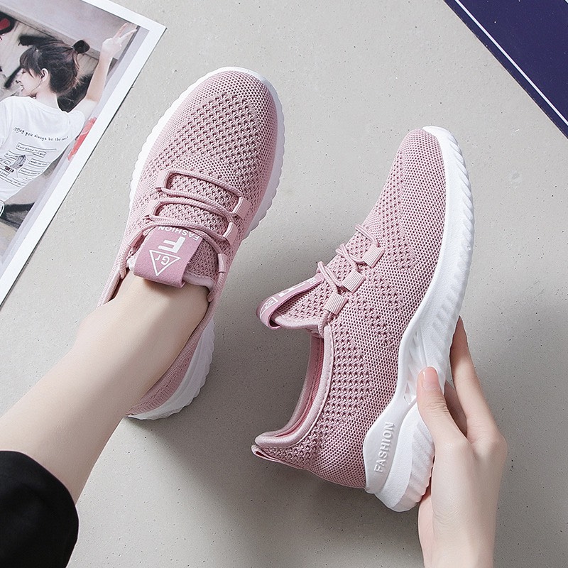 [Hoàn Tiền 15%]Giày thể thao nữ , giày nữ , giày sneaker nữ  cao cấp siêu rẻ, độn đế hàng hot Mã 005