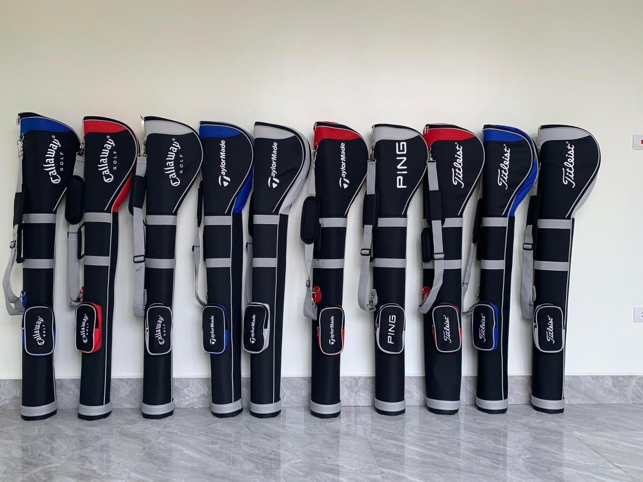 Túi tập golf đựng từ 5 đến 8 gậy, cam kết như hình, độ bền cao, chất lượng vượt trội, mức giá cạnh tranh