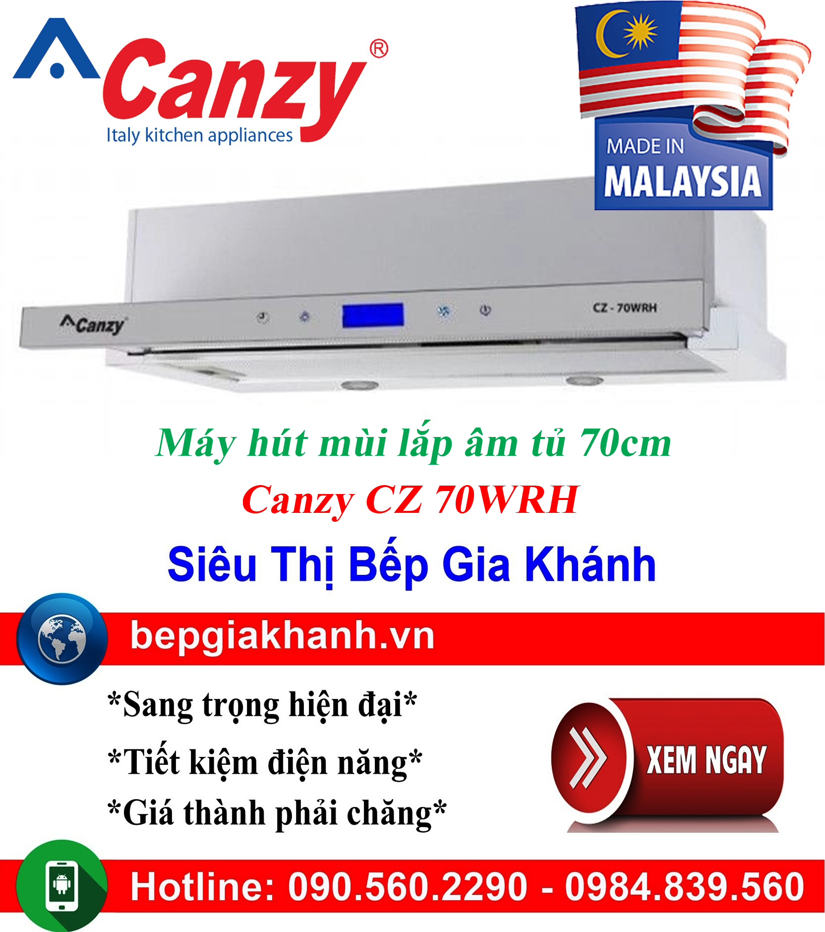 Máy hút mùi âm tủ 70cm Canzy CZ 70WRH nhập khẩu Malaysia, máy hút mùi nhà bếp, máy hút mùi bếp, máy hút mùi kính cong, máy hút mùi mini, máy hút mùi âm trần, máy hút mùi electrolux, may hut mui nha bep, may hut mui
