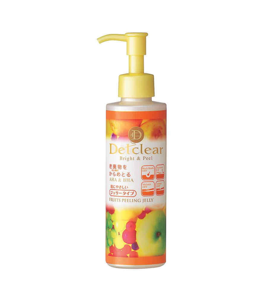[HCM]GEL TẨY TẾ BÀO CHẾT MEISHOKU DETCLEAR 180ML (MÀU CAM - HƯƠNG HOA QUẢ) - HÀNG NHẬT NỘI ĐỊA