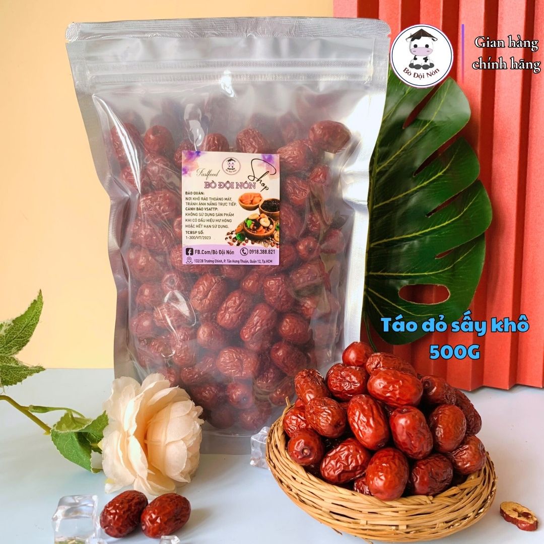 Táo đỏ Tân Cương size Đại 500g Bò Đội Nón