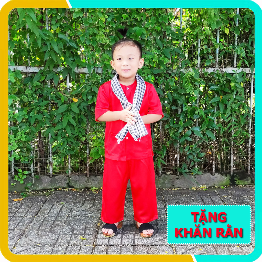 Áo Bà Ba Cho Bé Từ 1-8 Tuổi, Set Nguyên Bộ, Bé Trai Bé Gái Điều Mặc Được, Kiểu Dáng Siêu Dễ Thương